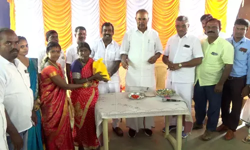 ராதாபுரம் யூனியனில் நலத்திட்ட பணிகள்  சபாநாயகர் அப்பாவு தொடங்கி வைத்தார்