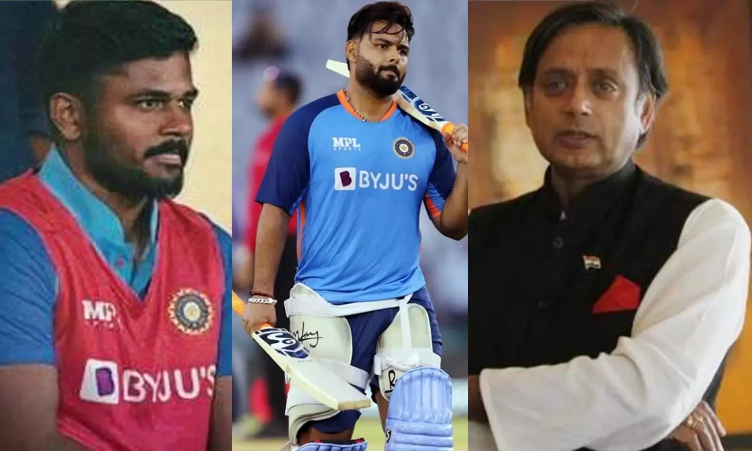 சஞ்சு சாம்சனுக்கு மீண்டும் வாய்ப்பு மறுப்பு- ரிஷப் பண்டை கேலி செய்த சசி தரூர்