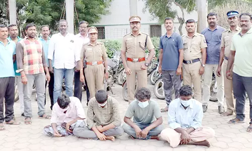 தஞ்சையில், தொடர் இரு சக்கர வாகன திருட்டில் ஈடுபட்டவர்கள் கைது