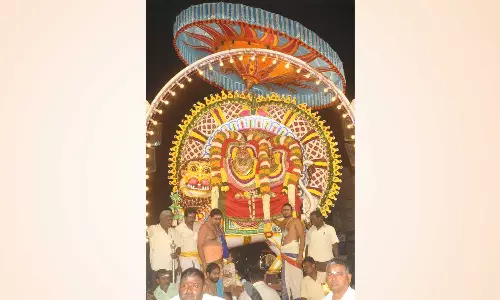 நாக வாகனத்தில் அண்ணாமலையார் வீதி உலா