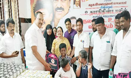 மனவளர்ச்சி குன்றிய மாணவர்களுக்கு நலத்திட்ட உதவிகள்