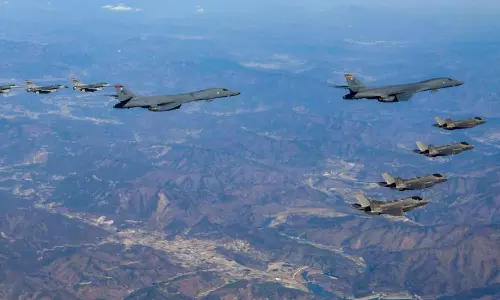 சீன, ரஷிய போர் விமானங்கள் தென் கொரியாவில் நுழைந்ததால் பரபரப்பு