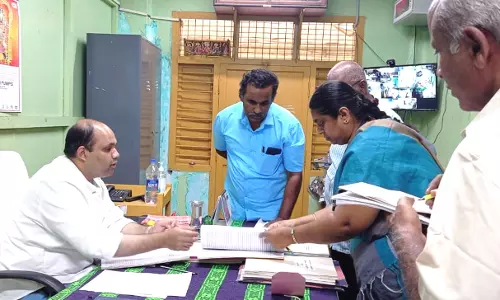 கலெக்டர் கிருஷ்ணனுண்ணி ஆய்வு