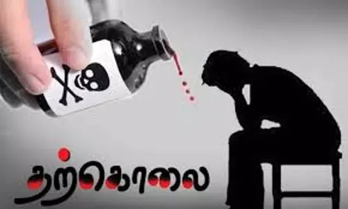 விஷம் குடித்து கட்டிட தொழிலாளி தற்கொலை