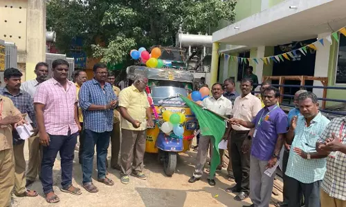 மின் இணைப்பு எண்ணுடன் ஆதார் இணைப்பு விழிப்புணர்வு பிரசார வாகனம் தொடக்கம்