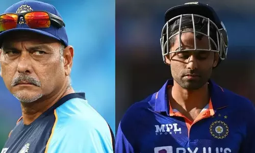 களத்திற்கு மரியாதை கொடுத்து பொறுமை காக்க வேண்டும்- சூர்யகுமார் யாதவுக்கு ரவி சாஸ்திரி அறிவுரை