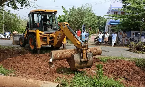 ஆலங்குடியில் தனிநபர் ஆக்கிரமிப்பு அகற்றம்