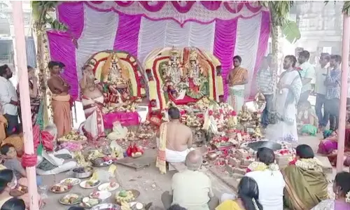 கார்த்திகை சதய திருநாளை முன்னிட்டு   தருமபுரி கோட்டை கோவிலில் கல்யாண காமாட்சி திருக்கல்யாண விழா