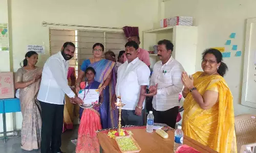 பொன்னேரியில் மாற்றுத்திறனாளி மாணவர்களுக்கு விளையாட்டுப் போட்டி