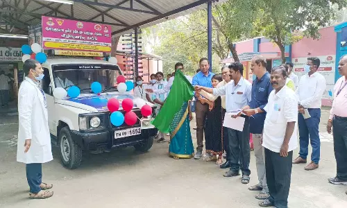 ஆண்களுக்கான கருத்தடை குறித்து விழிப்புணர்வு வாகனம்