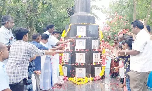 பள்ளி குழந்தைகள் உயிரிழப்பு சம்பவத்தின் 13-ம் ஆண்டு நினைவஞ்சலி