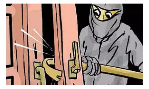 தஞ்சையில், பூட்டிய வீட்டில் 11 பவுன் நகை திருட்டு