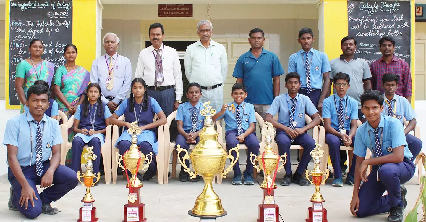 ஸ்ரீவில்லி. லயன்ஸ் பள்ளி மாணவர்கள் சாதனை ஸ்ரீவில்லி. லயன்ஸ் பள்ளி மாணவர்கள் சாதனை