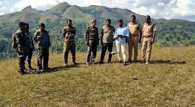 மக்னா யானையின் நடமாட்டம் டிரோன் காமிரா மூலம் கண்காணிப்பு