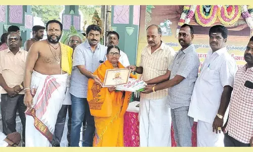 சிவனடியார்களுக்கு பாராட்டு