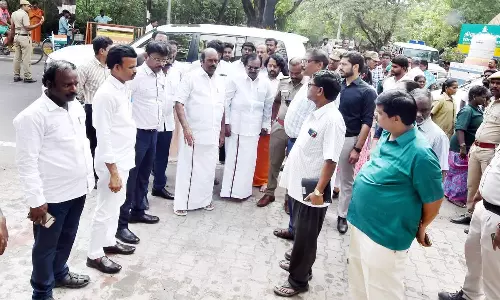 திருவண்ணாமலை தீப திருவிழா- கிரிவல பாதையில் ஆய்வு செய்த அமைச்சர் எ‌.வ.வேலு பேட்டி