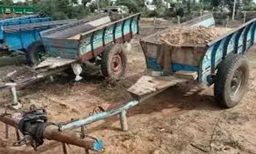 மணல் கடத்திய 3 மாட்டு வண்டிகள் பறிமுதல்