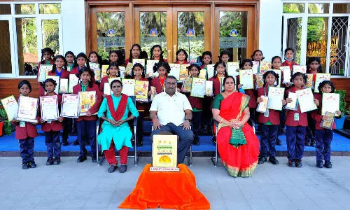 ஓசூரில் நடந்த யோகா போட்டியில்   வேளாங்கண்ணி பப்ளிக்   பள்ளி மாணவர்கள் சாதனை