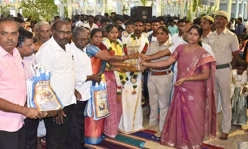 கடலூர் திருவந்திபுரம் கோவிலில் 8 ஜோடிகளுக்கு இலவச திருமணம்- இந்து அறநிலையத்துறை ஏற்பாடு