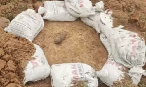 பெரியபாளையம் அருகே சக்தி வாய்ந்த ராக்கெட் வெடிகுண்டு மீட்பு