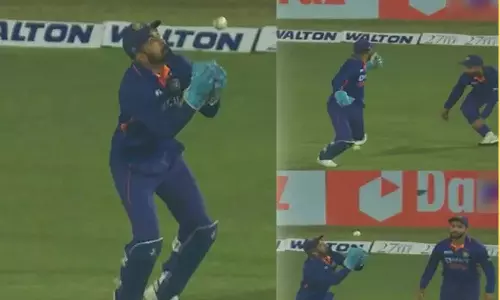 இந்திய அணியின் வெற்றியை தடுத்த கே.எல்.ராகுலின் மிஸ்ஸிங் கேட்ச்