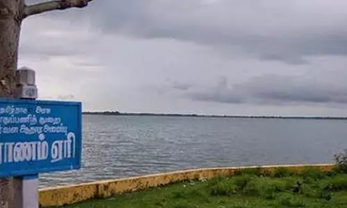 நீர்வரத்து அதிகரிப்பு- வீராணம் ஏரி மீண்டும் நிரம்பியது