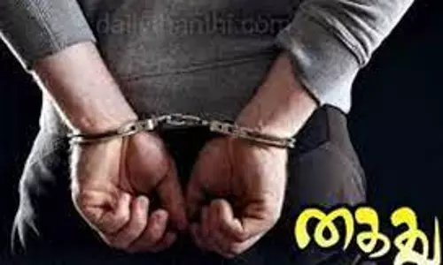 காரைக்காலில் மோட்டார் சைக்கிள் கொள்ளையன் கைது