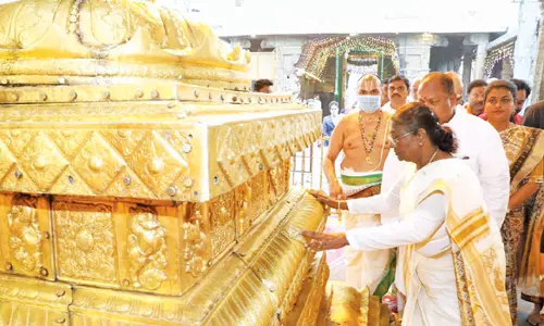 திருப்பதியில் ஜனாதிபதி தரிசனம்