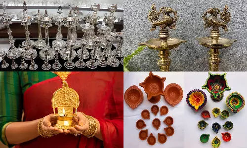 பூஜைக்கு ஏற்ற விளக்குகள்