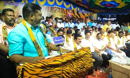 மாநிலம் விட்டு மாநிலம் குடிபெயர்பவர்களுக்கு  அவரவர் மாநிலத்தில் மட்டுமே வாக்குரிமை அளிக்க வேண்டும்  -திருமாவளவன் வலியுறுத்தல்