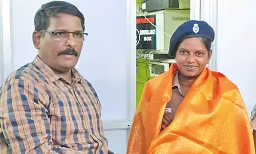 தாம்பரம் பஸ் ‌நிலையத்தில் செல்போன் திருடனை விரட்டிப்பிடித்த பெண் போலீசுக்கு குவியும் பாராட்டு