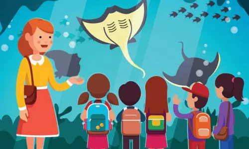 அரசு பள்ளி மாணவர்கள் களப்பயணம்