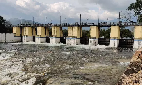 திற்பரப்பில் குளிக்க முடியாமல் சுற்றுலா பயணிகள் ஏமாற்றம்- அணைகளின் நீர்மட்டம் 24 மணி நேரமும் கண்காணிப்பு