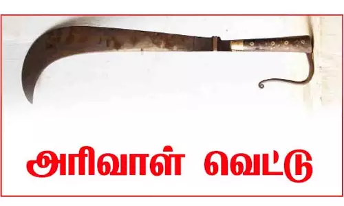 பல்லடத்தில் வாலிபருக்கு அரிவாள் வெட்டு