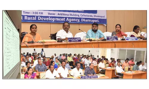 தருமபுரி - மொரப்பூர் புதிய ெரயில்வே இணைப்பு பாதை அமைப்பதற்கு நிலம் அளவீடு செய்யும் பணியை   விரைந்து மேற்கொள்ள வேண்டும்