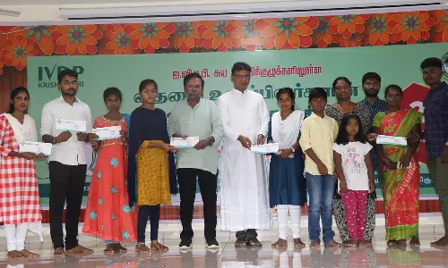 ஐ.வி.டி.பி மகளிர் சுயஉதவிக்குழுவின்   விதவை உறுப்பினர்களின் 260 குழந்தைகளுக்கு  ரூ.26 லட்சம் கல்வி உதவித்தொகை   -ஐ.வி.டி.பி நிறுவனர் வழங்கினார்