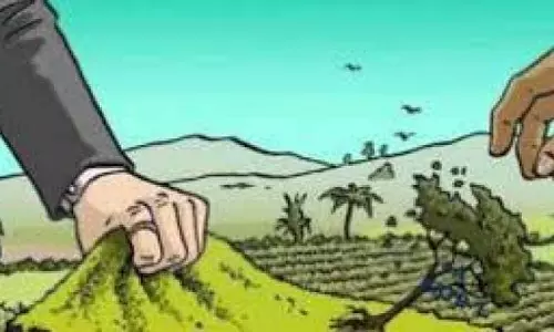 ரூ.3 லட்சம் கடனுக்கு ரூ. 2 கோடி நிலம் அபகரிப்பு    3 lakh for a loan of Rs. 2 crore land grab