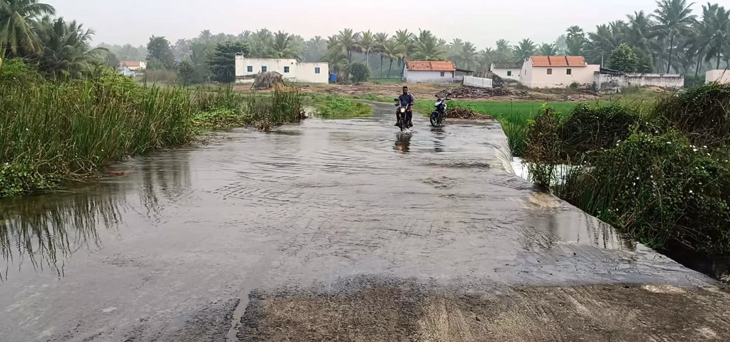 கீழ்பவானி வாய்க்காலில் இருந்து ஓடையில் தண்ணீர் திறந்து விடப்பட்டது கீழ்பவானி வாய்க்காலில் இருந்து ஓடையில் தண்ணீர் திறந்து விடப்பட்டது