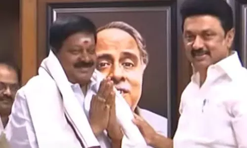 அதிமுக முன்னாள் எம்.எல்.ஏ கோவை செல்வராஜ் திமுகவில் இணைந்தார்