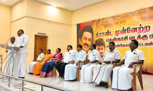 சங்கரன்கோவிலில் தி.மு.க. செயல்வீரர்கள் கூட்டம்- வடக்கு மாவட்ட செயலாளர் ராஜா  எம்.எல்.ஏ. பங்கேற்பு