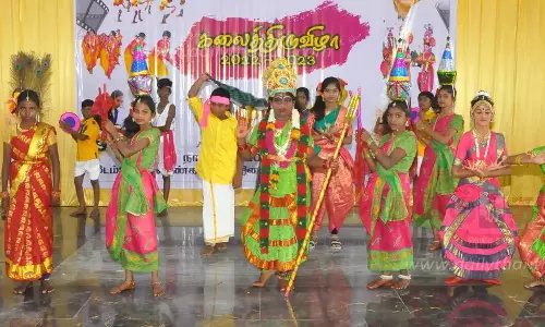 மாவட்ட அளவிலான கலைத்திருவிழா போட்டிகள் தொடங்கியது