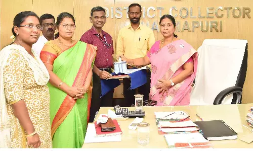 தருமபுரி மாவட்டத்தில்   நடப்பாண்டில் கொடி நாள் நிதி   ரூ. 1.04 கோடி வசூல்-   கலெக்டர் சாந்தி தகவல்