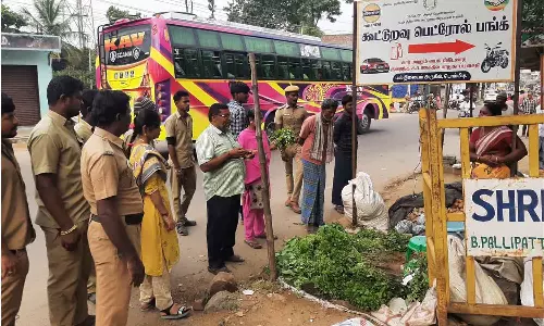 பூட்டிக் கிடந்த வார சந்தை திறந்து விடப்பட்டது-  பேரூராட்சி நிர்வாகம், போலீசார் நடவடிக்கை