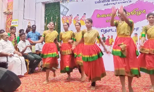அரசு பள்ளி மாணவர்களுக்கு மாவட்ட அளவிலான கலை திருவிழா போட்டிகள் தொடங்கியது
