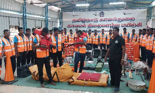 பலத்த மழை எச்சரிக்கை- திருவள்ளூருக்கு பேரிடர் மீட்பு குழுவினர் வருகை