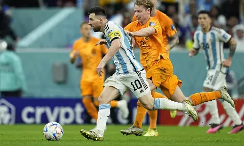 உலக கோப்பை கால்பந்து:  அரை இறுதிக்குள் நுழைந்தது அர்ஜென்டினா