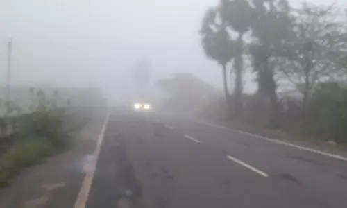 கடுங்குளிர்-பனிப்பொழிவால் வீடுகளில் முடங்கிய பொதுமக்கள்