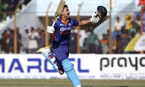 நான் பேச மாட்டேன்...எனது பேட்  பேசும்-  இரட்டை சதம் அடித்த இஷான் கிஷன் பேட்டி