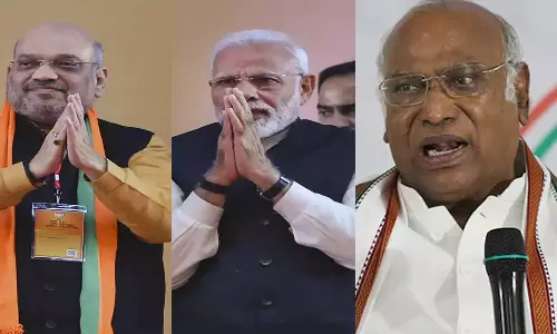 பிரதமர் மோடி, அமித்ஷா போன்று கடினமாக உழைத்தால்  நாமும் வெற்றி பெறலாம்-  மல்லிகார்ஜுன கார்கே