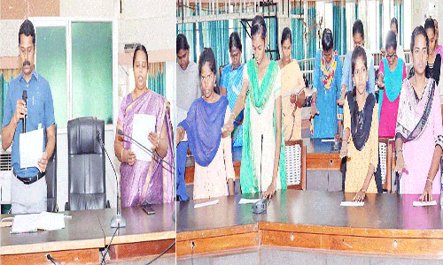 திண்டுக்கல் கலெக்டர் அலுவலகத்தில் மனித உரிமைகள் தின உறுதிமொழியேற்பு